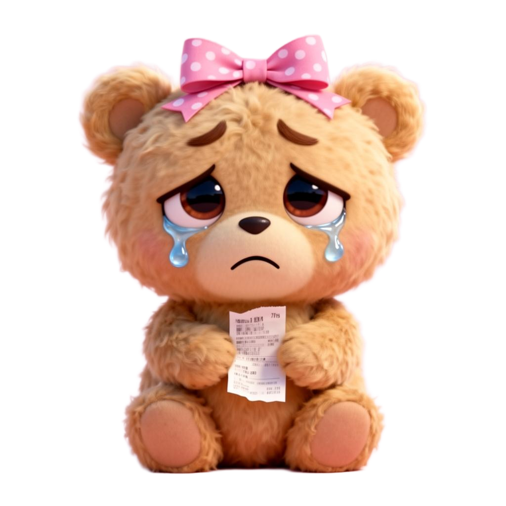 Sad Monty with a tear